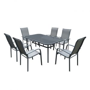 VERONA Set Τραπέζι με 6 Πολυθρόνες