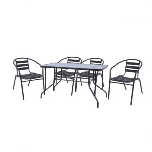 BALENO Set Τραπέζι με 4 FUNKY Πολυθρόνες